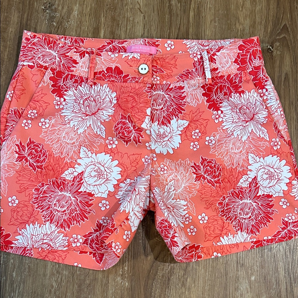Isaac Mizrahi Coral Floral Women's Shorts